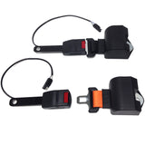 2-POINT ALR RETRACTABLE RESTRAINTS 7" STEEL BUCKLE